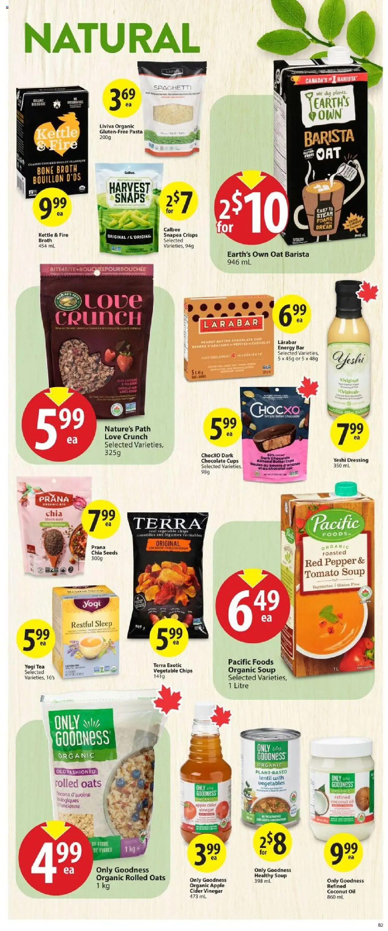 Save on foods flyer valid from 18.09.2025 | Page: 24 | Products: Tea, Chips, Kettle, Oil