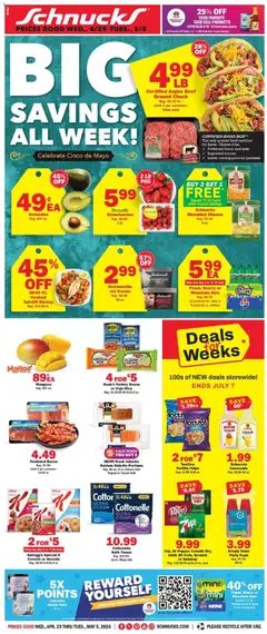 Preview of Schnucks weekly ads valid from 29.04.2026