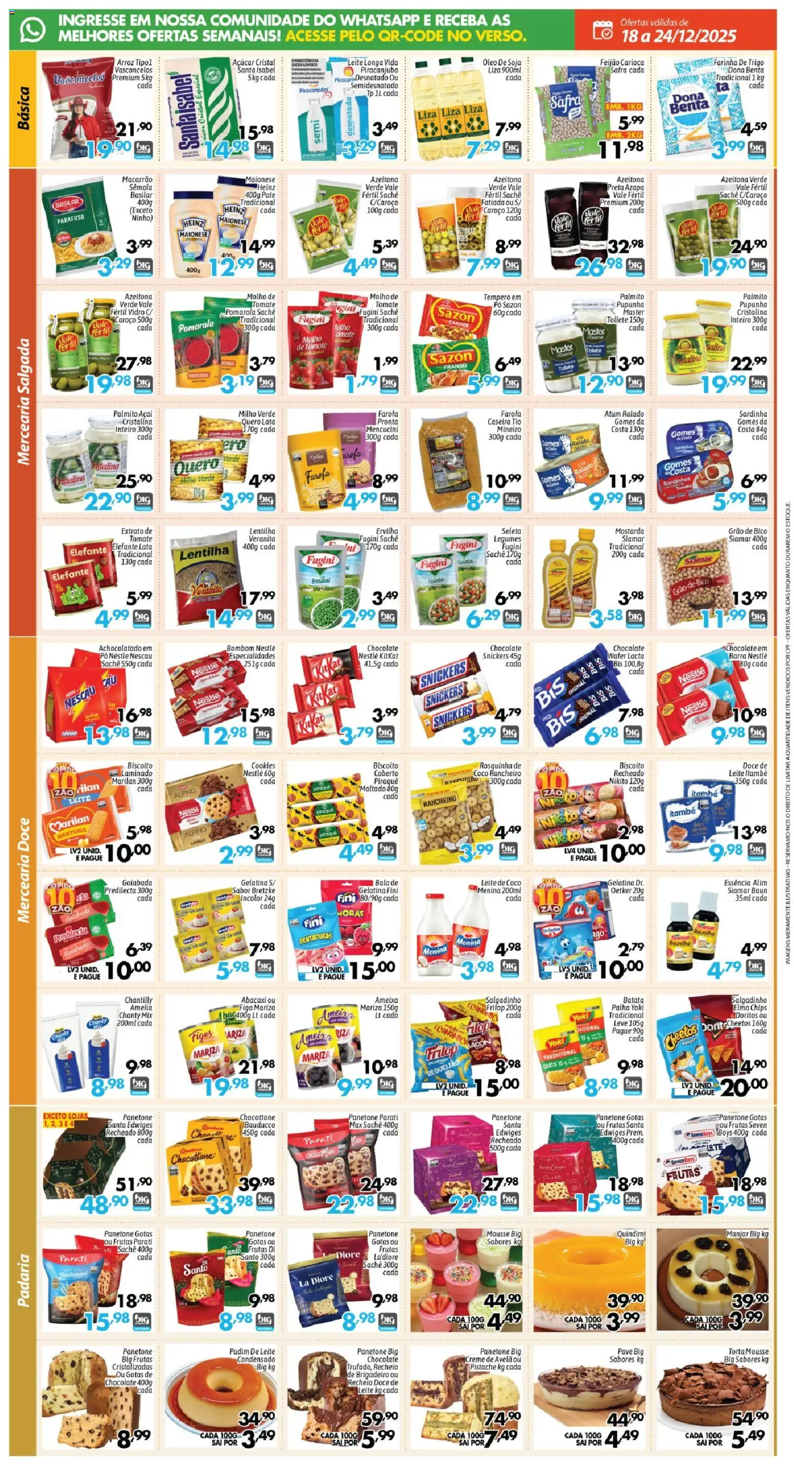 Big Compra Folheto - válido de 18.12.2025 | Página: 2 | Produtos: Biscoito, Bombom, Creme de avelã, Frutas cristalizadas