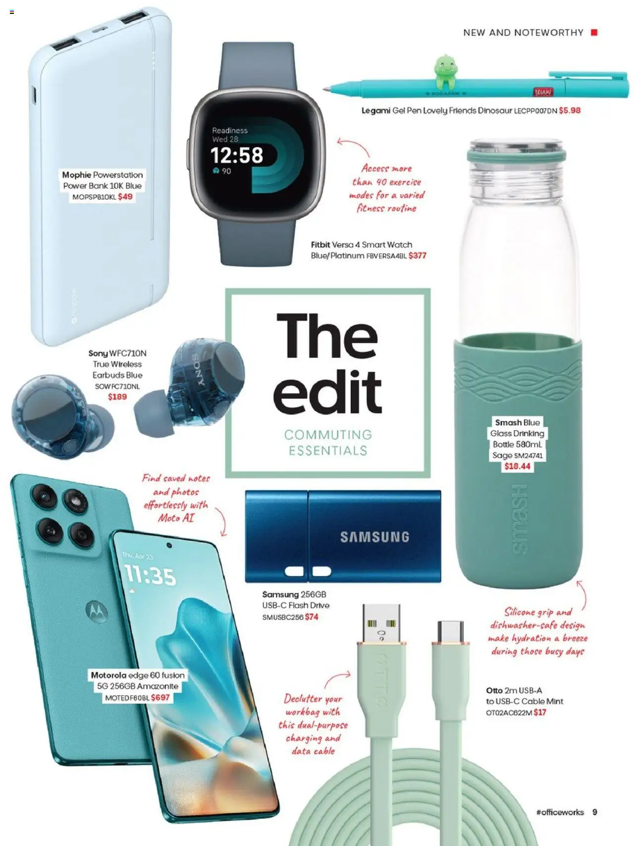 Officeworks catalogue - valid from 13.08.2025 | Page: 10 | Products: Watch, Cable