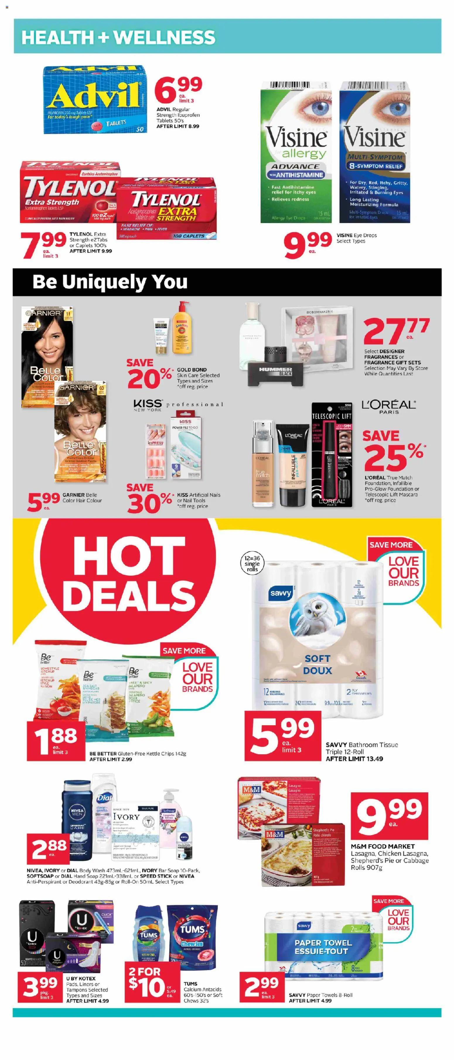 Rexall flyer valid from 13.03.2026 | Page: 2 | Products: Mascara, Deodorant, Antiperspirant, Chicken