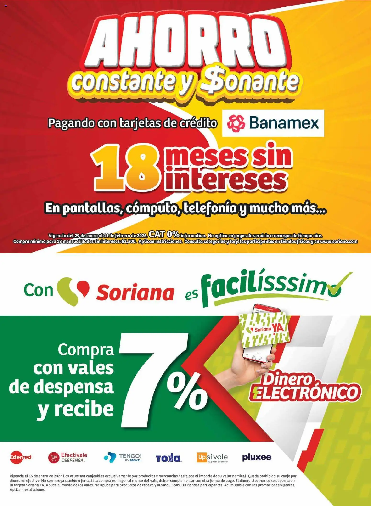 Nuevas ofertas de Soriana válidas en toda la República Mexicana desde el 30.01.2026. ¡Encuentra las mejores ofertas en Soriana - Pesito Valedor Mercado: Ags, Col, Gto, Jal, Mich! | Página: 26 | Productos: Despensa