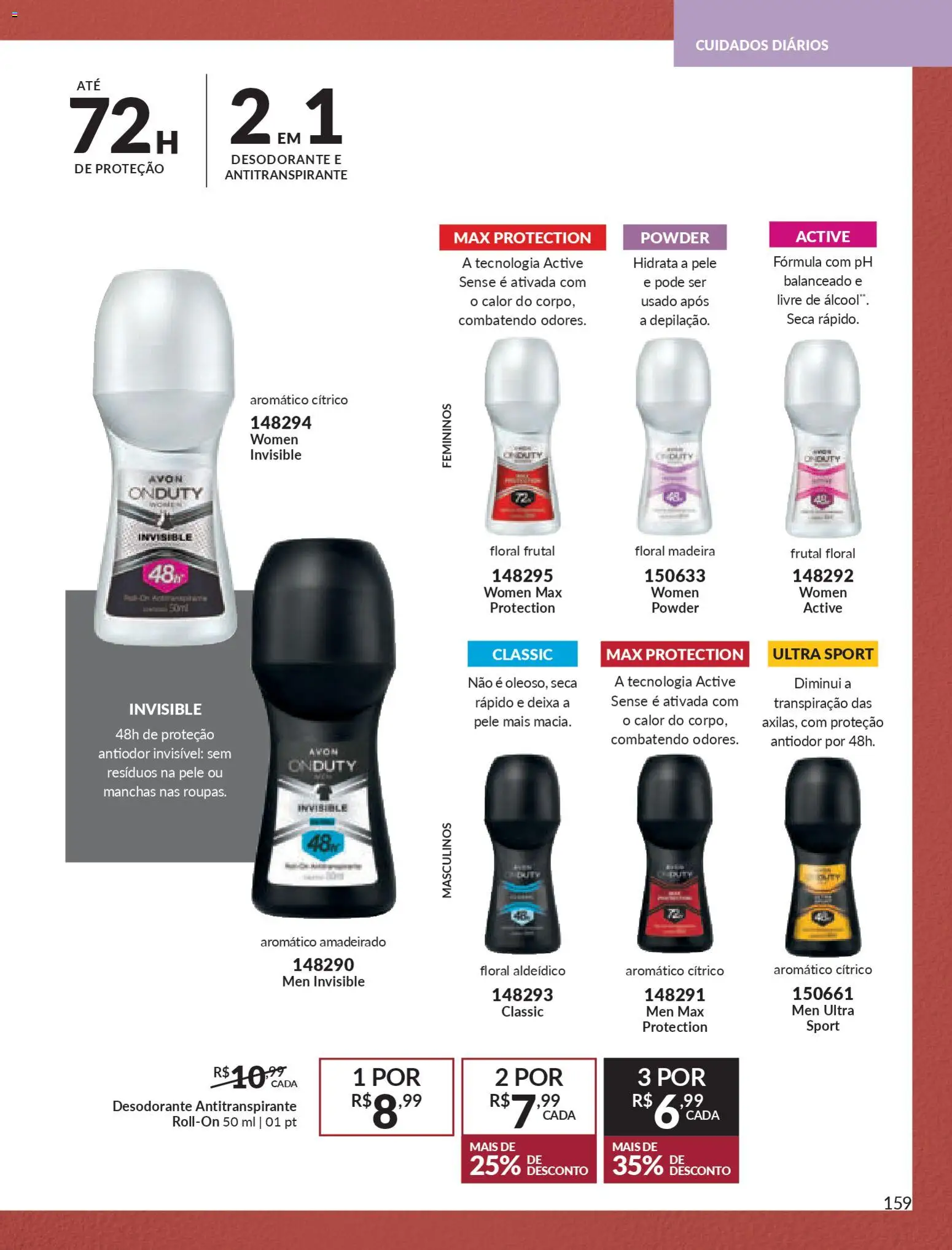 Avon Folheto - válido de 21.11.2025 | Página: 159 | Produtos: Desodorante