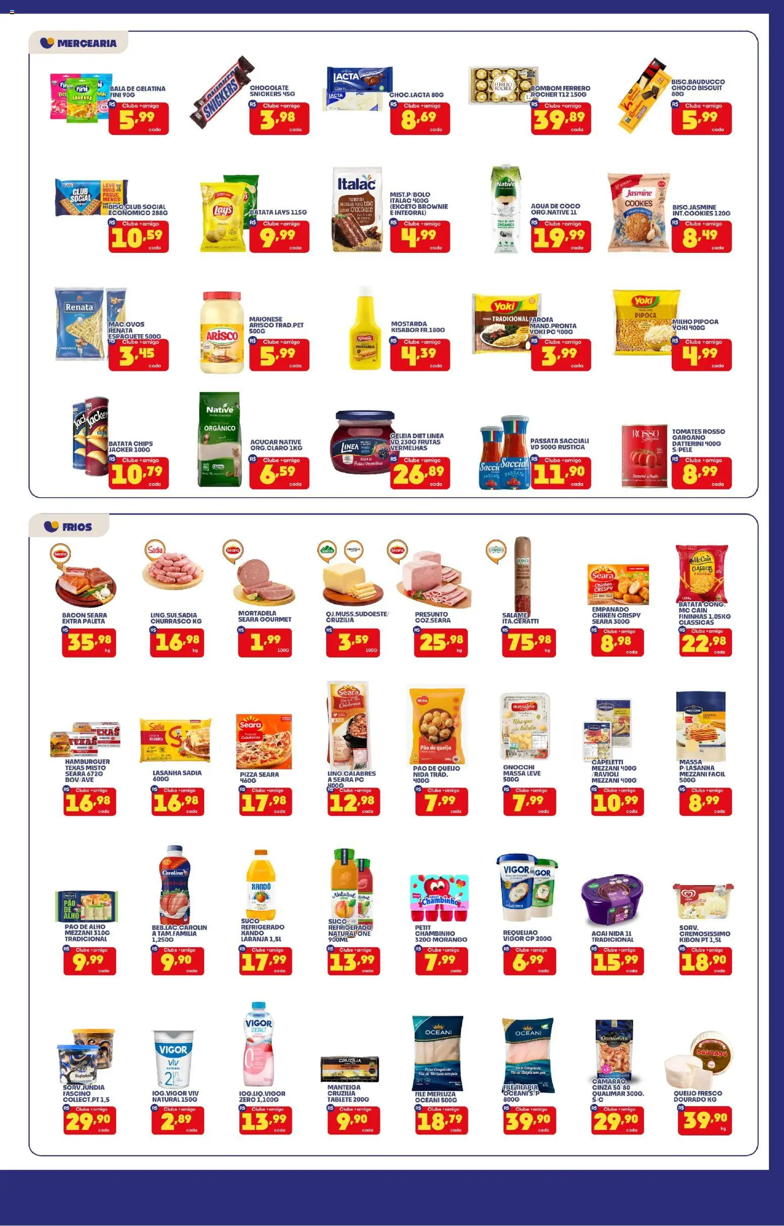 Boa Supermercados Folheto - válido de 20.02.2026 | Página: 3 | Produtos: Água de coco, Queijo, Hambúrguer, Açúcar