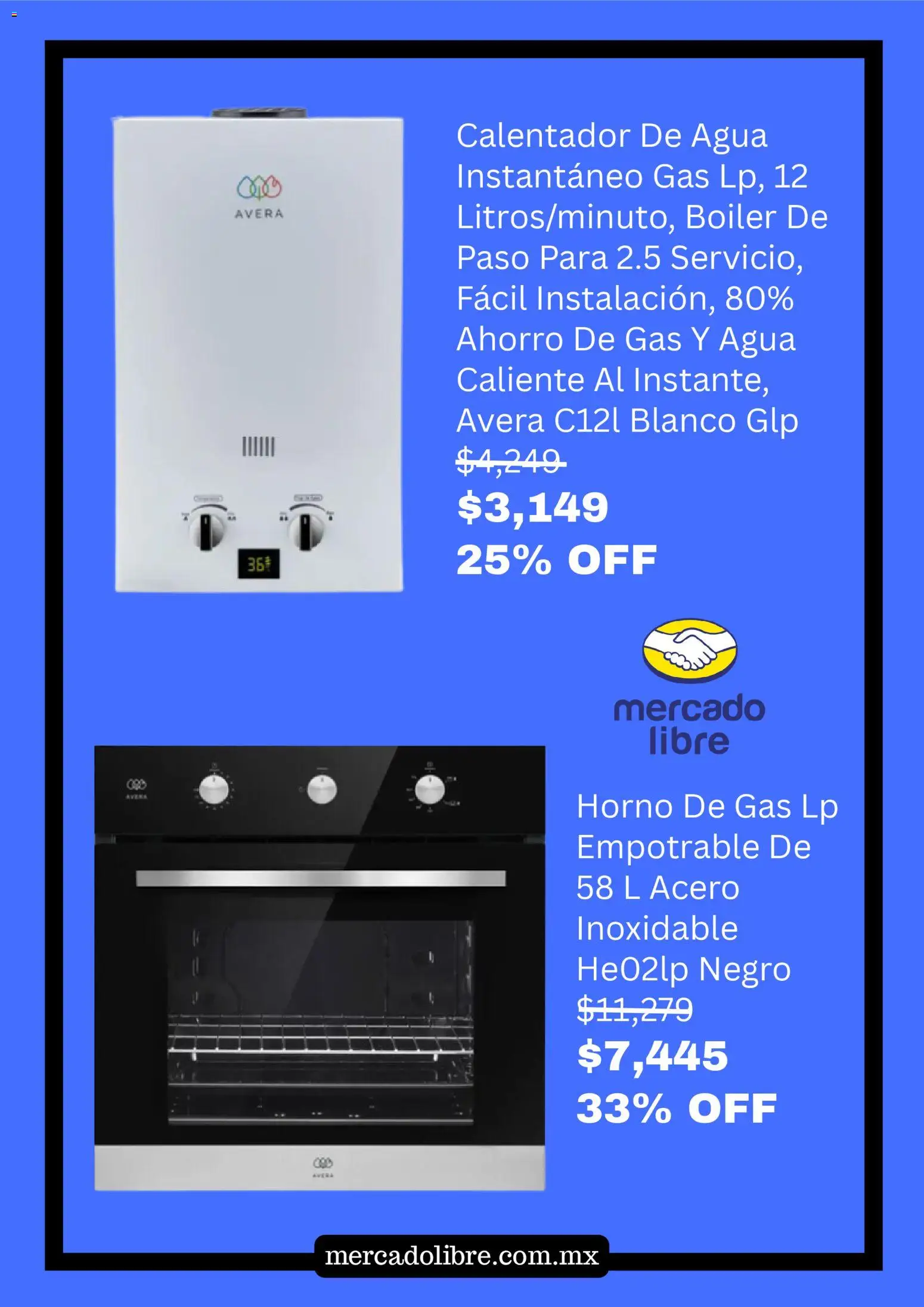Nuevas ofertas de Mercado Libre válidas en toda la República Mexicana desde el 18.04.2026. ¡Encuentra las mejores ofertas en Mercado Libre catálogo! | Página: 3 | Productos: Avena, Horno, Agua