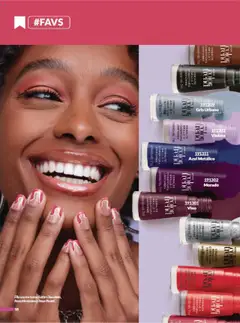 Nuevas ofertas de AVON válidas en toda la República Mexicana desde el 13.09.2025. ¡Encuentra las mejores ofertas en Color Trend Vino, Esmalte brillo y cobertura uniforme. Contenido neto: 7ml! | Página: 63 | Productos: Brillo, Pastel, Vino