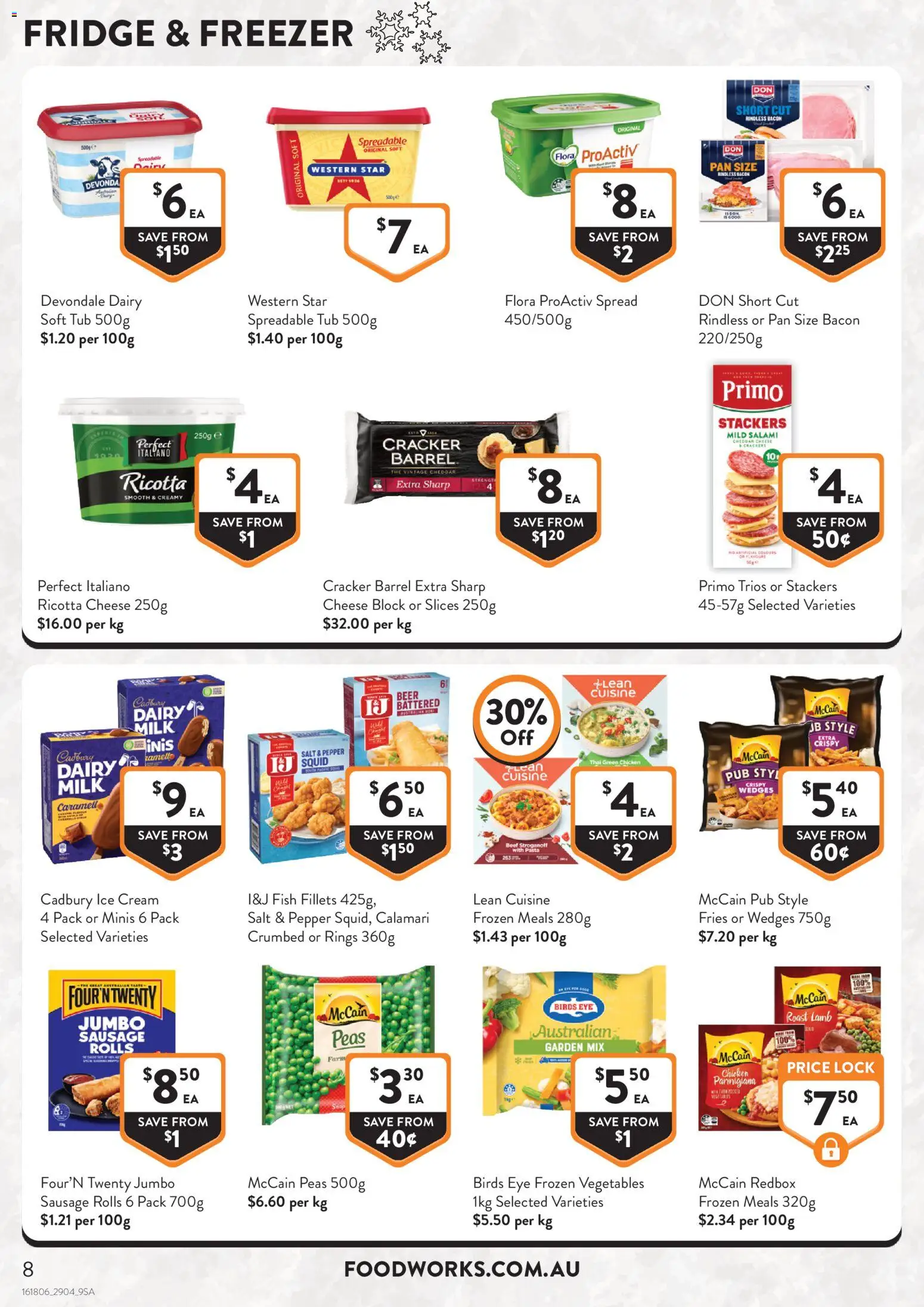 Foodworks catalogue - valid from 29.04.2026 | Page: 8 | Products: Chicken, Lamb, Pasta, Fridge