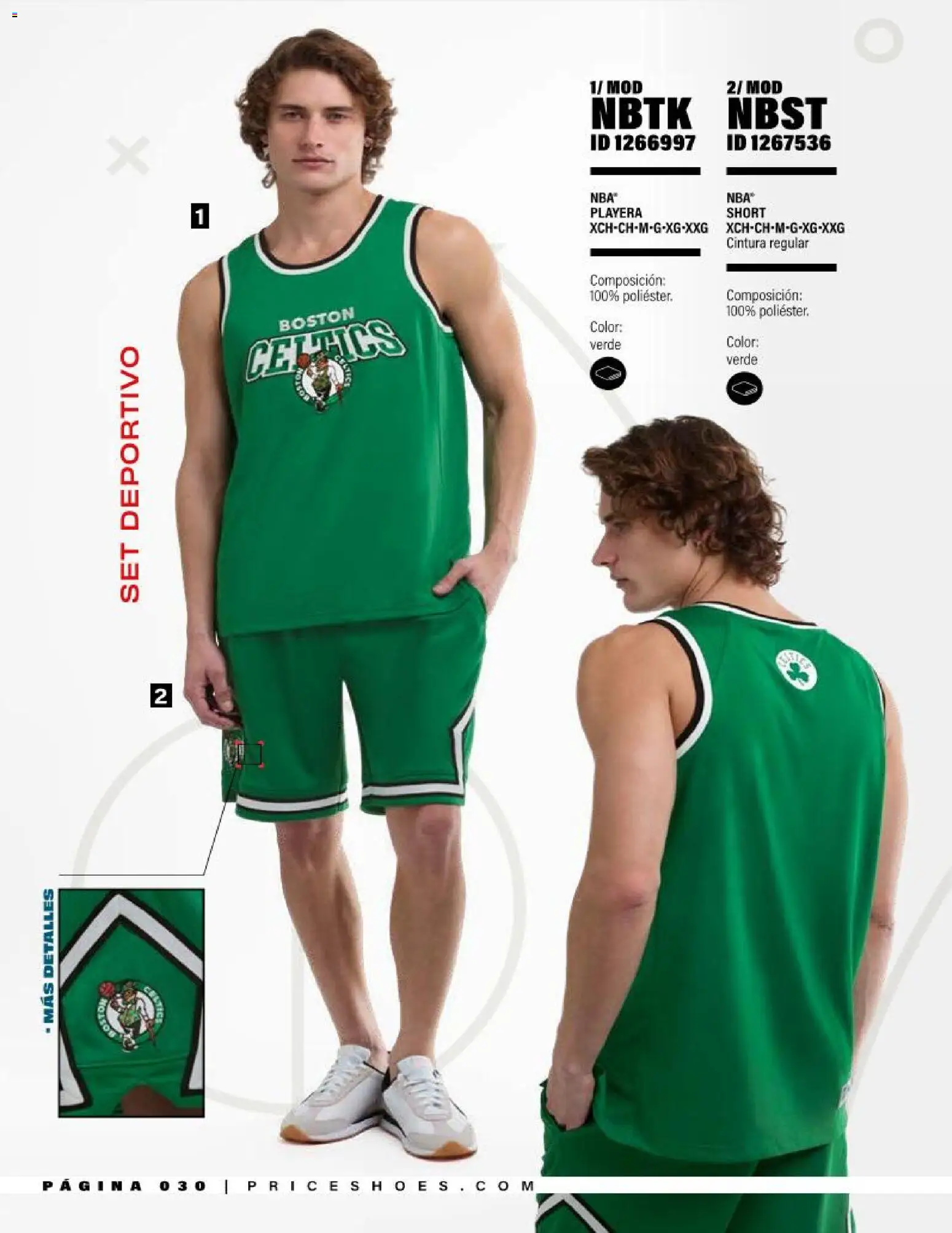 Nuevas ofertas de Price Shoes válidas en toda la República Mexicana desde el 20.03.2026. ¡Encuentra las mejores ofertas en Price Shoes catálogo NBA ! | Página: 30 | Productos: Playera, Short