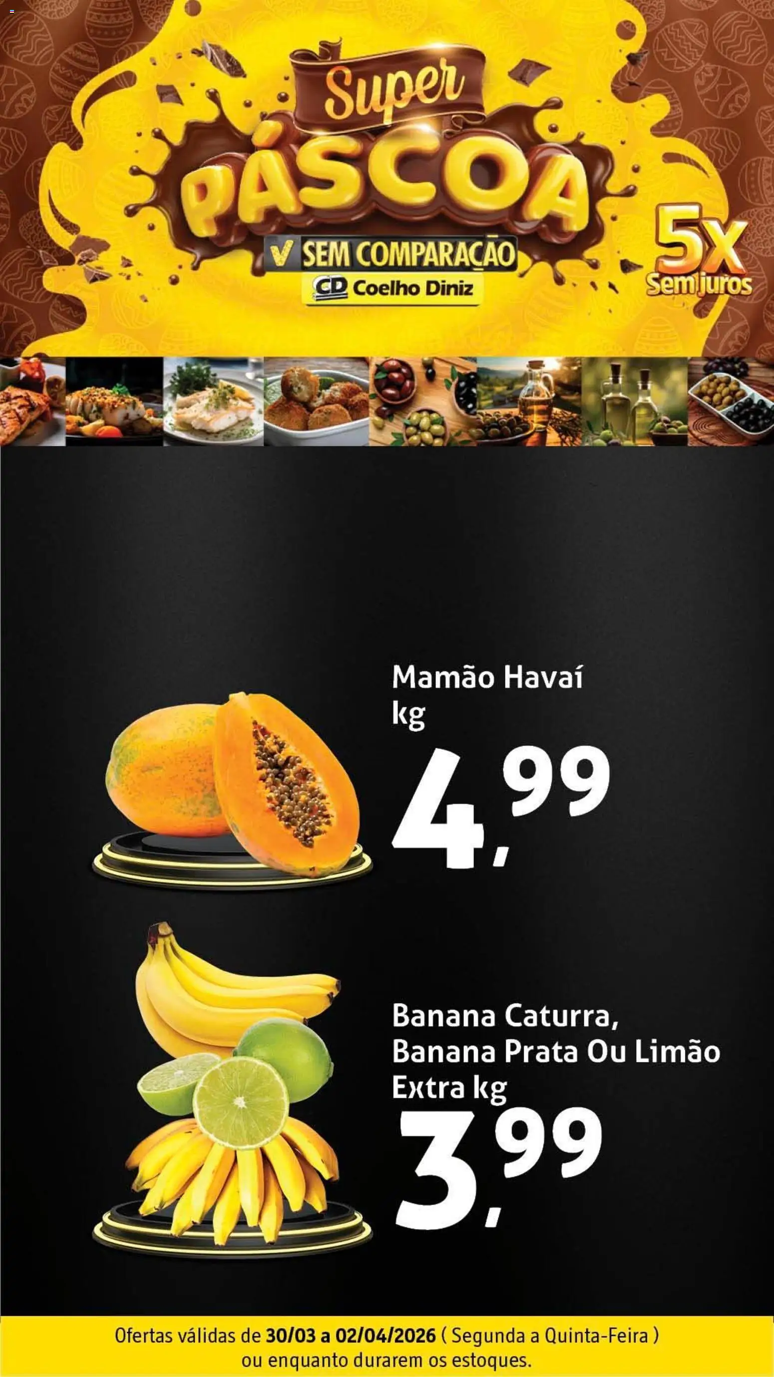 Coelho Diniz Folheto - válido de 30.03.2026 | Página: 4 | Produtos: Mamão