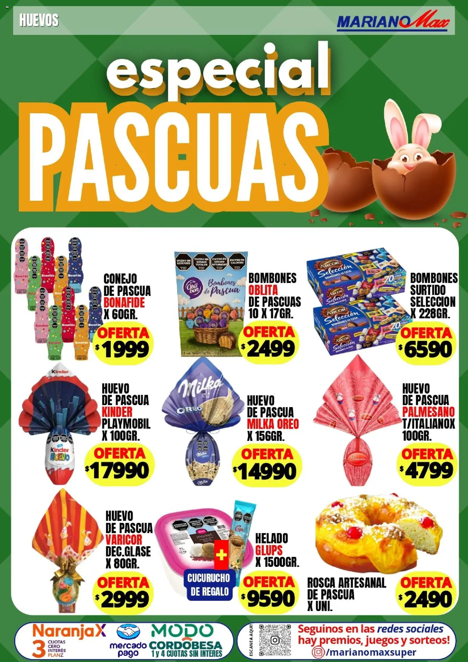 Mariano Max - Catálogo │ válido desde el 30.03.2026 | Página: 2 | Productos: Helado, Bombones, Huevo, Huevos