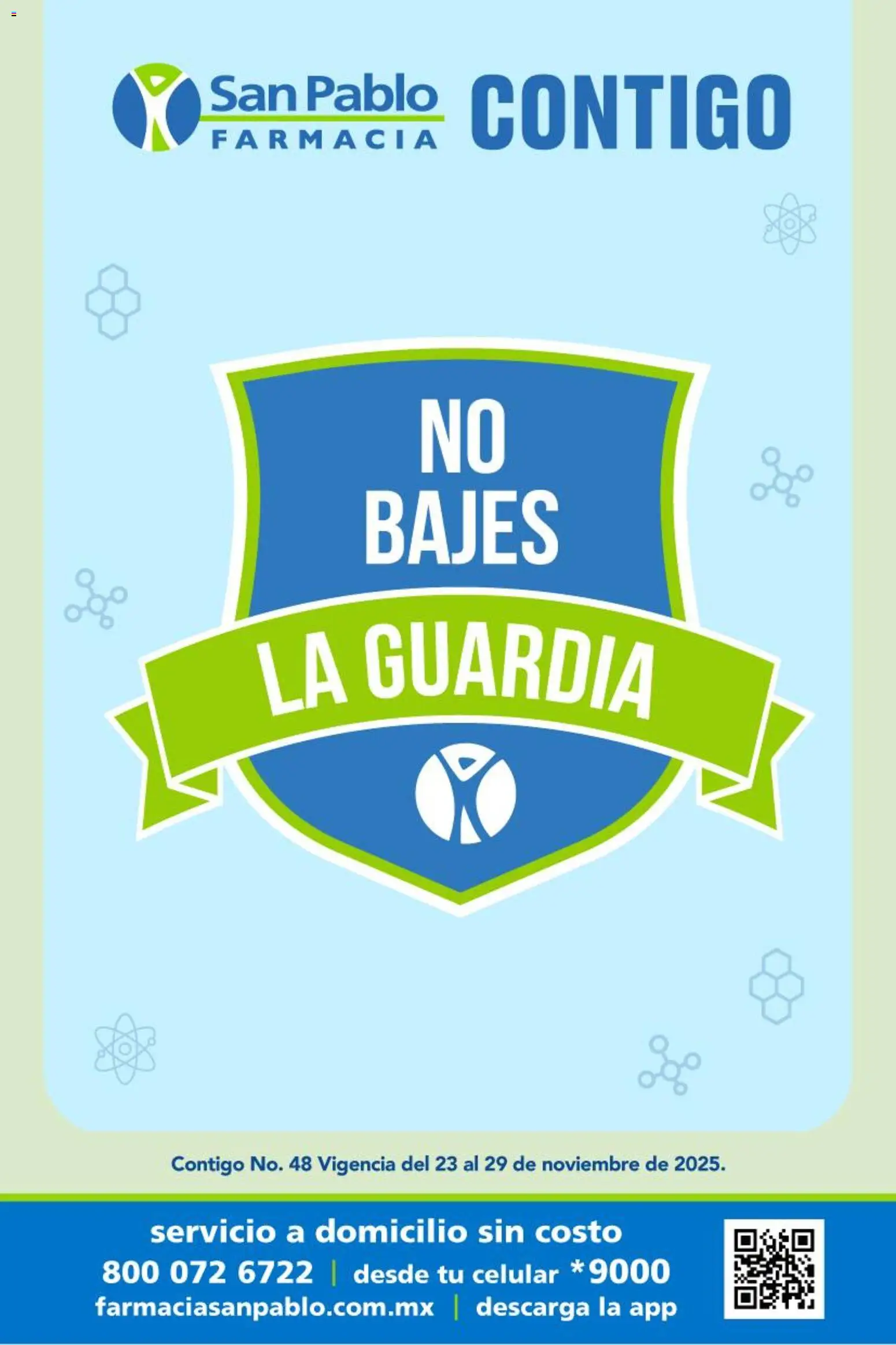 Nuevas ofertas de Farmacia San Pablo válidas en toda la República Mexicana desde el 23.11.2025. ¡Encuentra las mejores ofertas en Farmacia San Pablo catálogo! | Página: 1