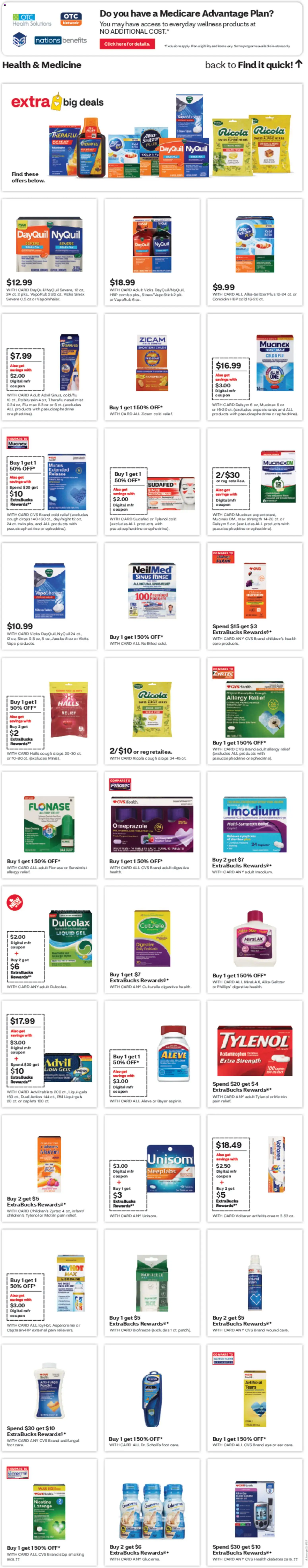 CVS Pharmacy Weekly Ad - CA - valid from 02.11.2025 | Page: 7 | Products: Shower, Powder, Cream