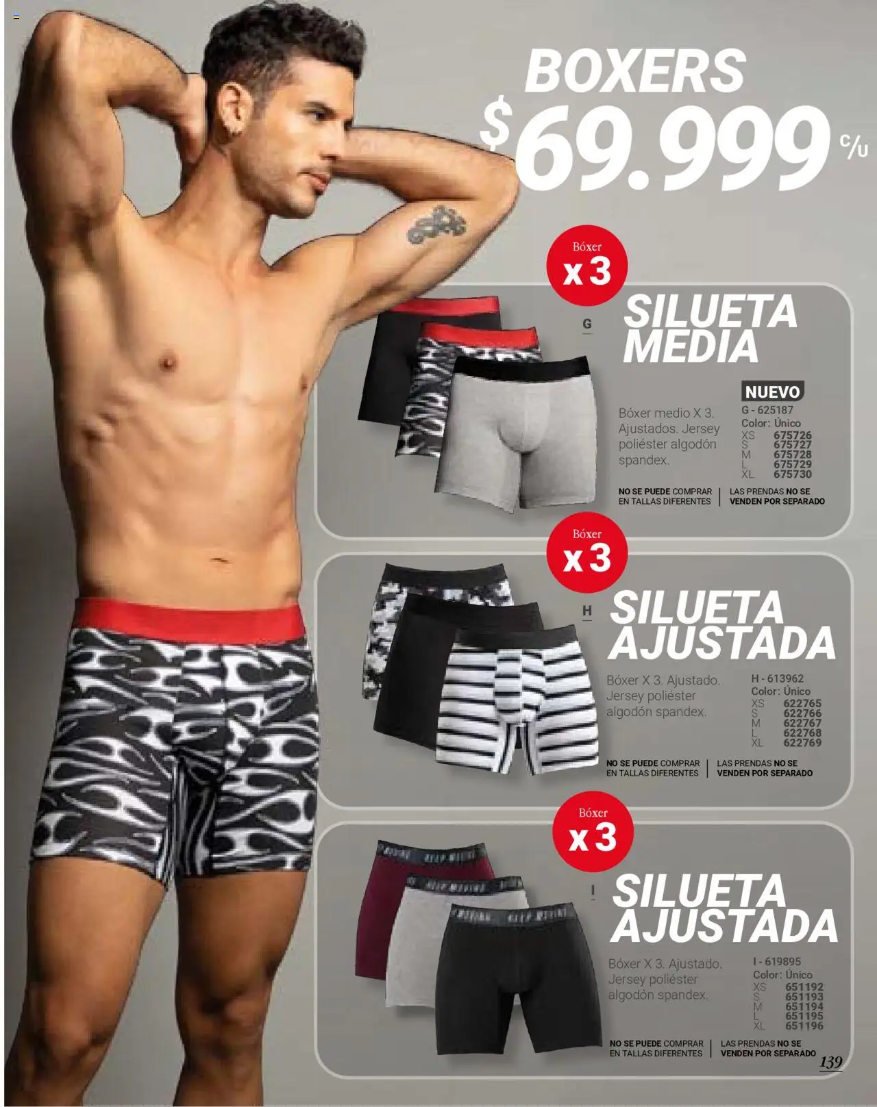 Carmel revista - valida desde el 09.07.2025 | Página: 141 | Productos: Algodón, Boxers
