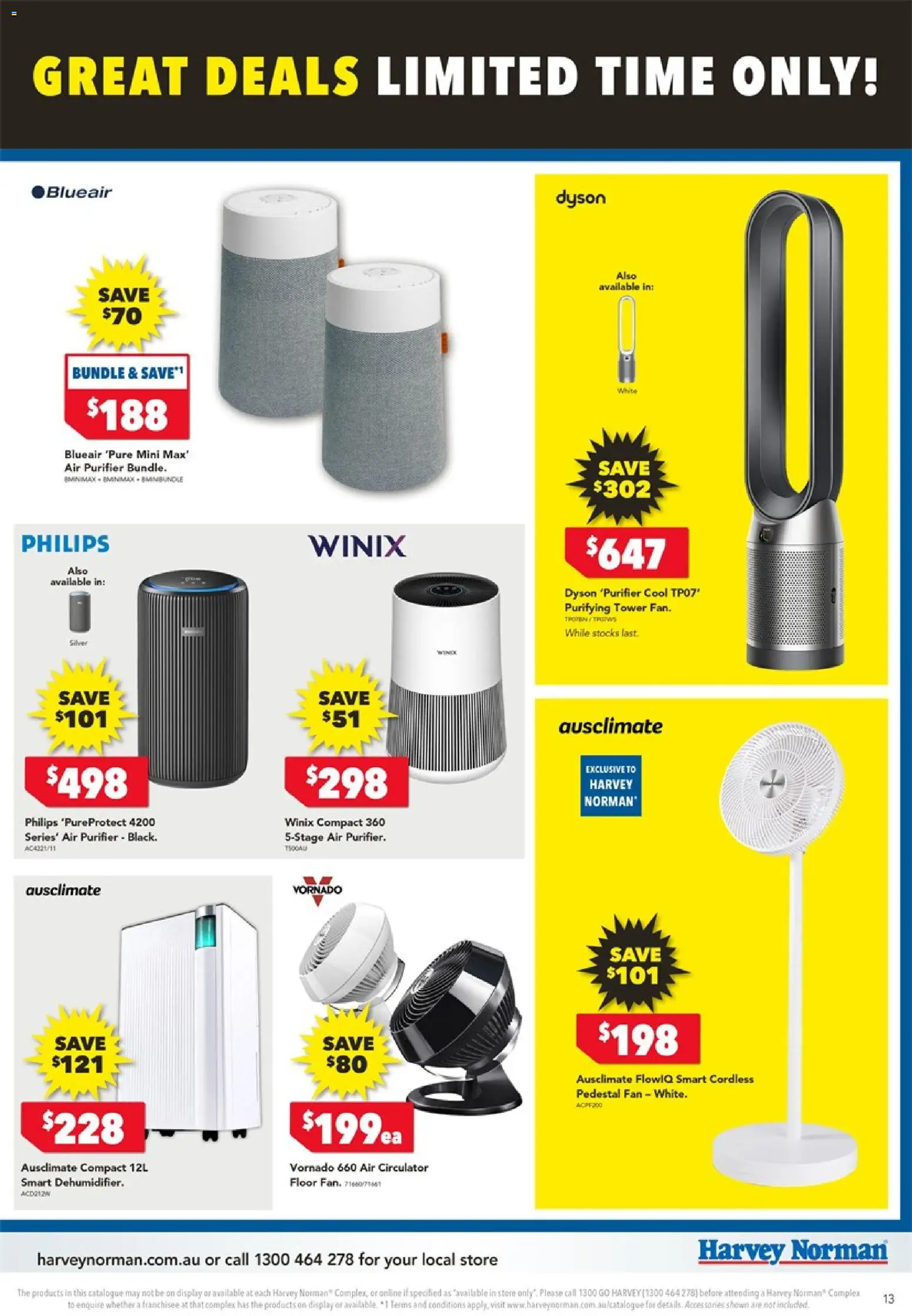 Harvey Norman catalogue - valid from 24.12.2025 | Page: 13 | Products: Accessories, Fan, Air purifier