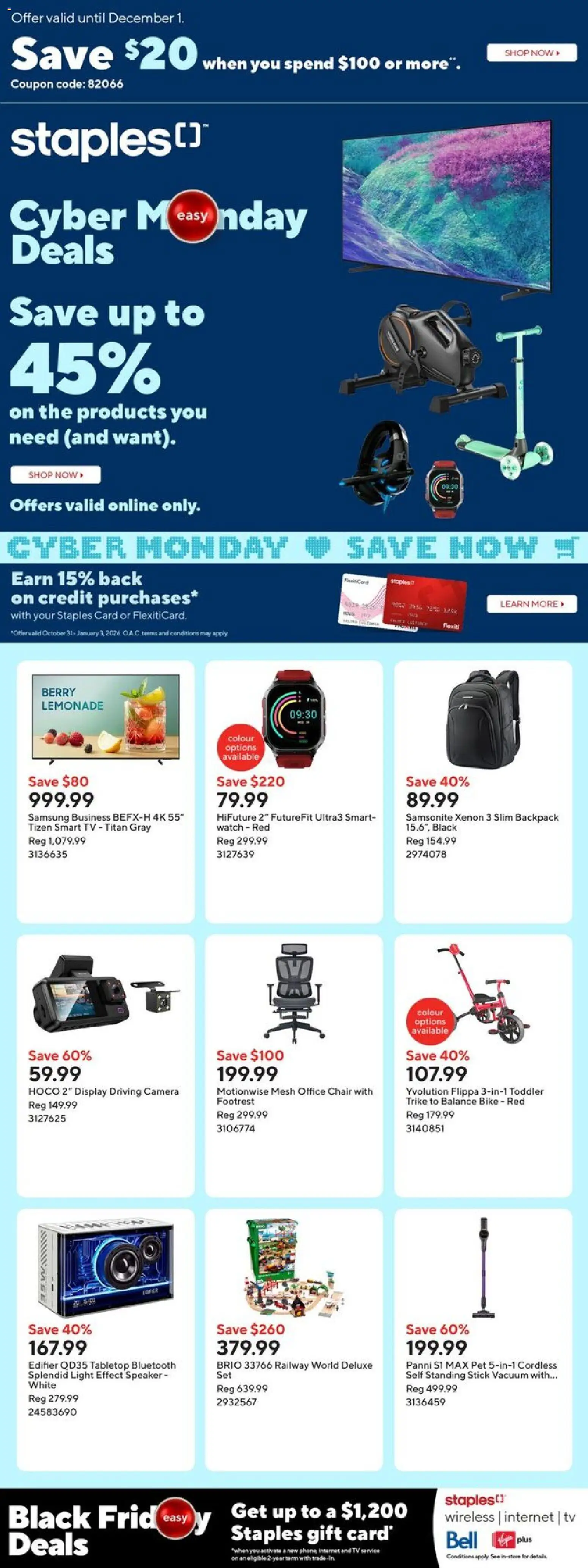 Staples flyer valid from 28.11.2025 | Page: 1
