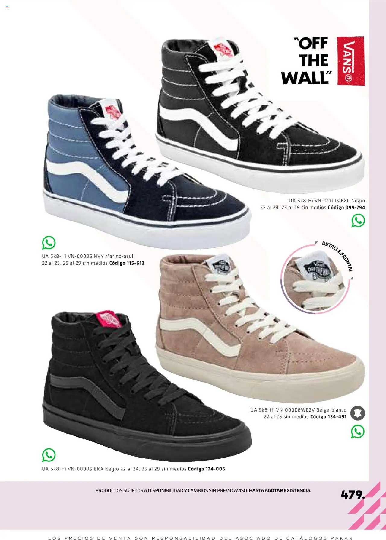 Nuevas ofertas de SC Pakar válidas en toda la República Mexicana desde el 29.08.2025. ¡Encuentra las mejores ofertas en SC Pakar - Catálogo Otoño Women! | Página: 479