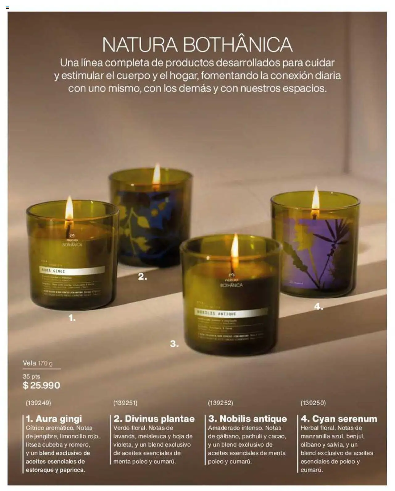 Natura catálogo │ válido desde el 22.07.2025 | Página: 16 | Productos: Vela