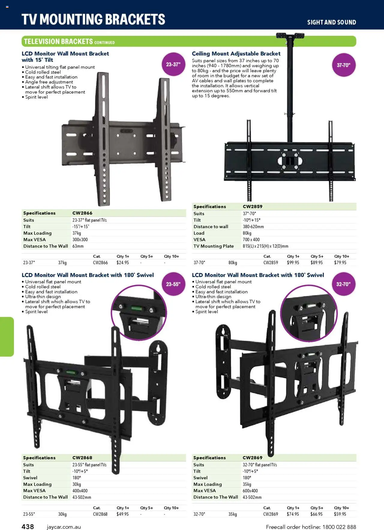 Jaycar catalogue - valid from 09.07.2025 | Page: 438 | Products: Monitor, Tv, Television