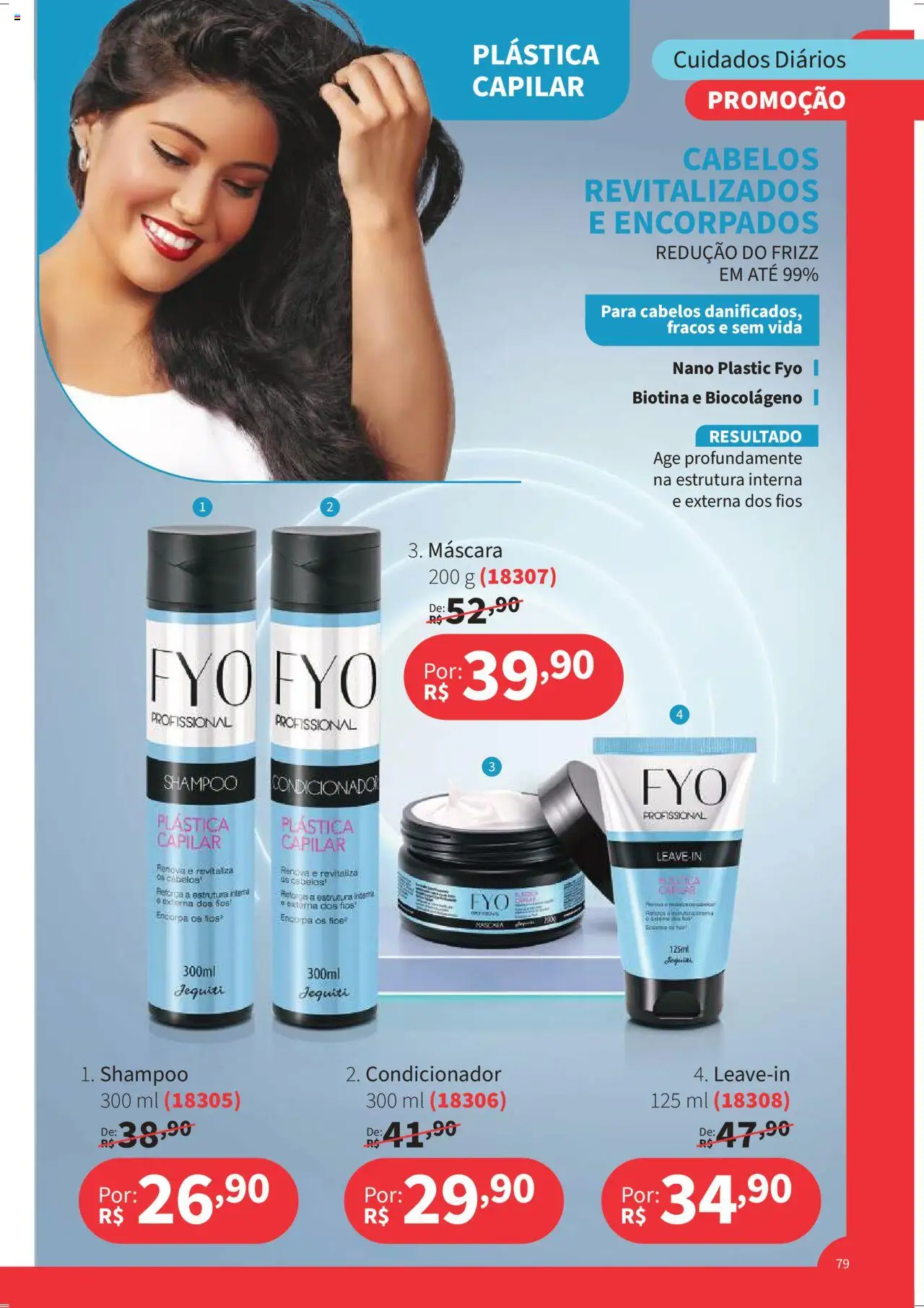 Jequiti Folheto - válido de 01.08.2025 | Página: 79 | Produtos: Shampoo, Condicionador, Pá