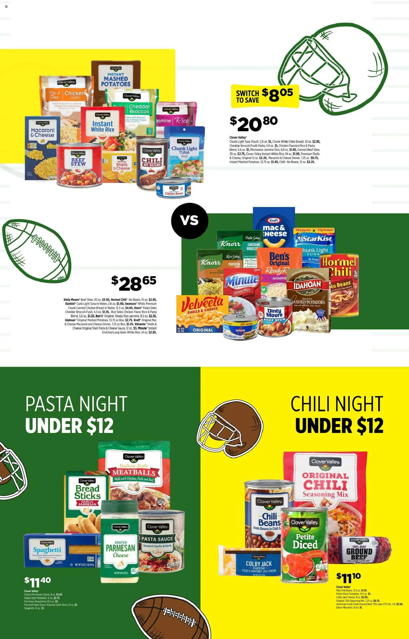 Dollar General Switch to Save with DG Brands - valid from 03.01.2026 | Page: 2 | Products: Tomatoes, Beef, Pasta, Sauce