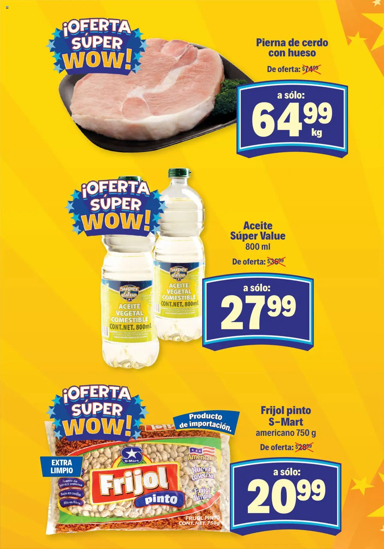 Nuevas ofertas de S-Mart válidas en toda la República Mexicana desde el 16.09.2025. ¡Encuentra las mejores ofertas en S-Mart - Folleto de Feria - Matamoros! | Página: 1 | Productos: Fuente, Aceite, Cerdo