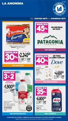 Vista previa La Anonima catálogo válido desde el 06.11.2025