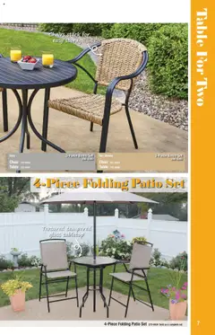 Preview of Menards weekly ads valid from 19.02.2025 | Page: 7 | Products: Table, Chair
