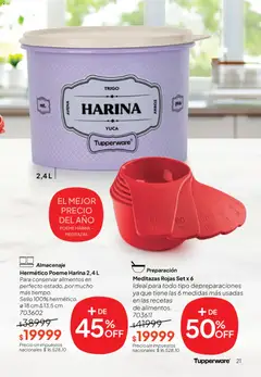Vista previa Tupperware Folleto válido desde el 26.02.2026 | Página: 22 | Productos: Harina, Avena, Arroz