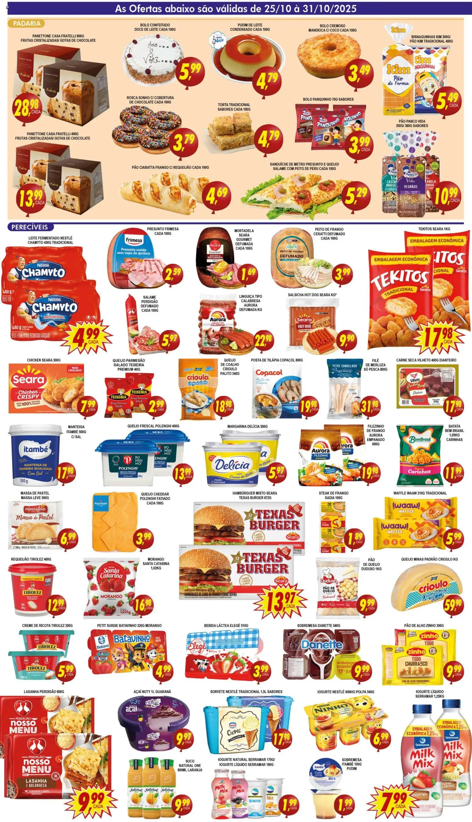 Kaçula Folheto - válido de 25.10.2025 | Página: 2 | Produtos: Pao de alho, Salsicha, Manteiga, Margarina