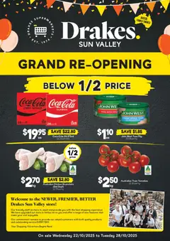 Preview of Drakes Sun Valley QLD - valid from 22.10.2025