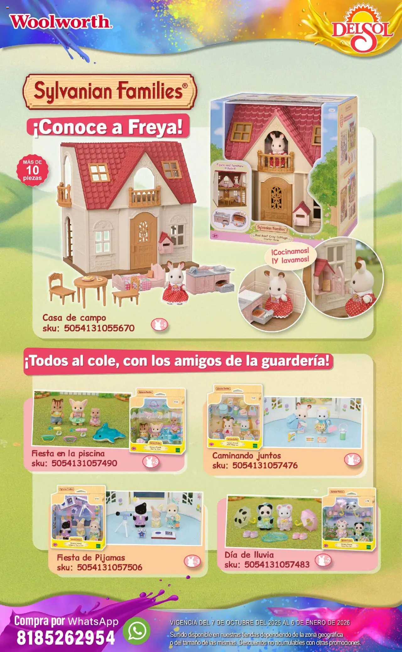 Nuevas ofertas de Del Sol y Woolworth válidas en toda la República Mexicana desde el 07.10.2025. ¡Encuentra las mejores ofertas en Del Sol y Woolworth - Catálogo Castillo Del Juguete! | Página: 83