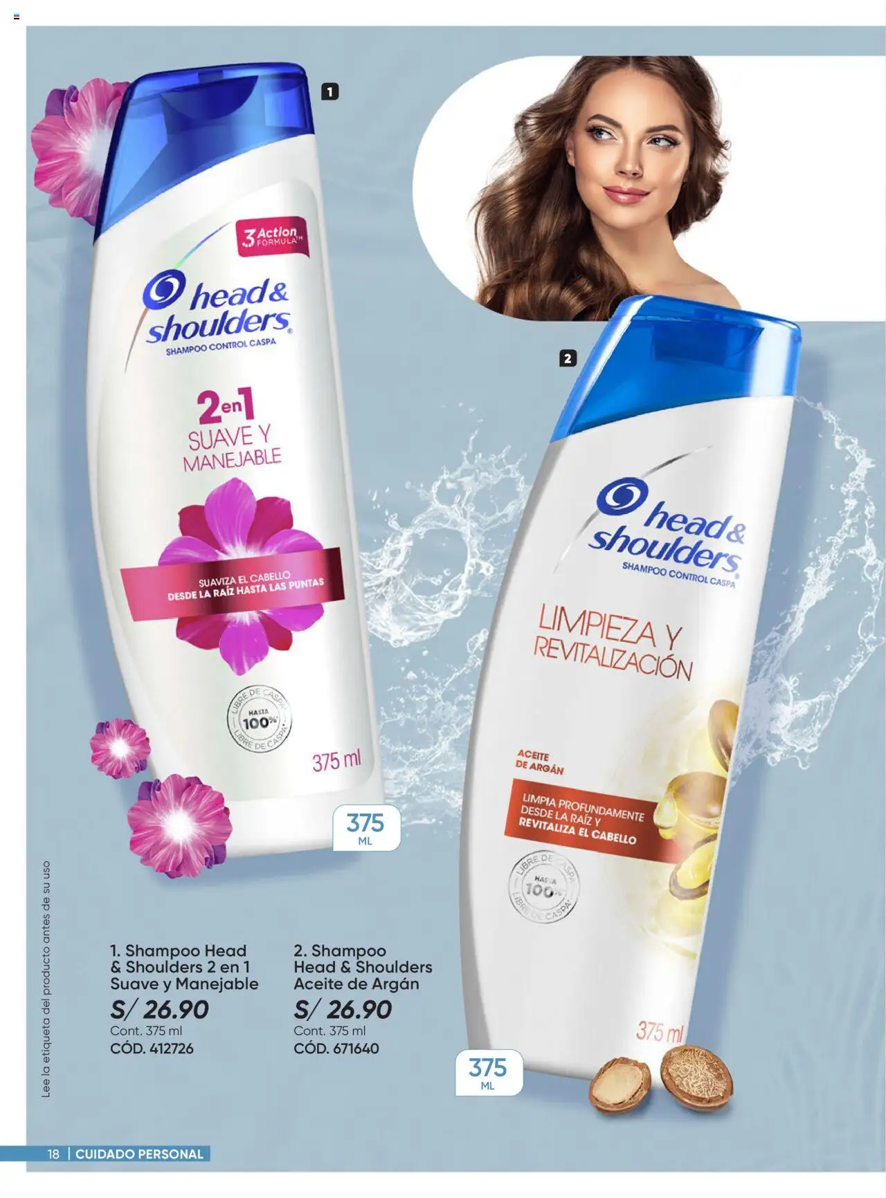 Catálogo Azzorti válido desde 18.08.2025 | Página: 18 | Productos: Shampoo, Aceite