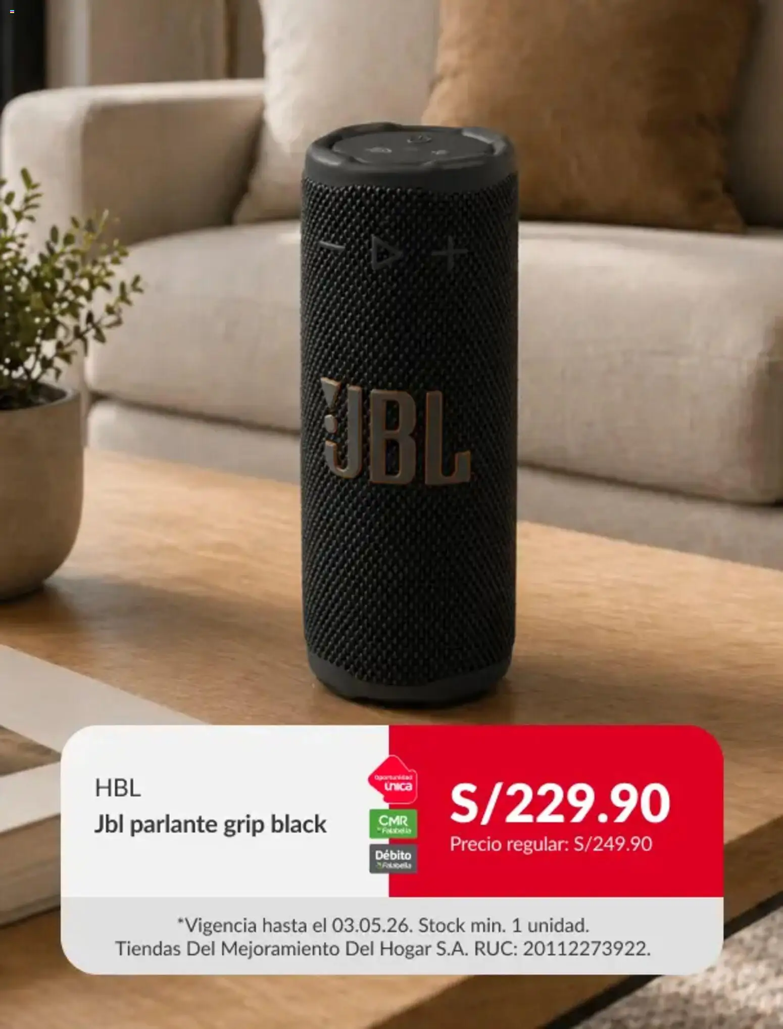 Catálogo Sodimac válido desde 27.04.2026 | Página: 6 | Productos: Parlante