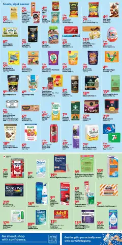 Preview of London Drugs weekly flyer / circulaire from shop London Drugs valid from 17.04.2026 | Page: 3 | Products: Kettle, Couch, Oil, Chocolate