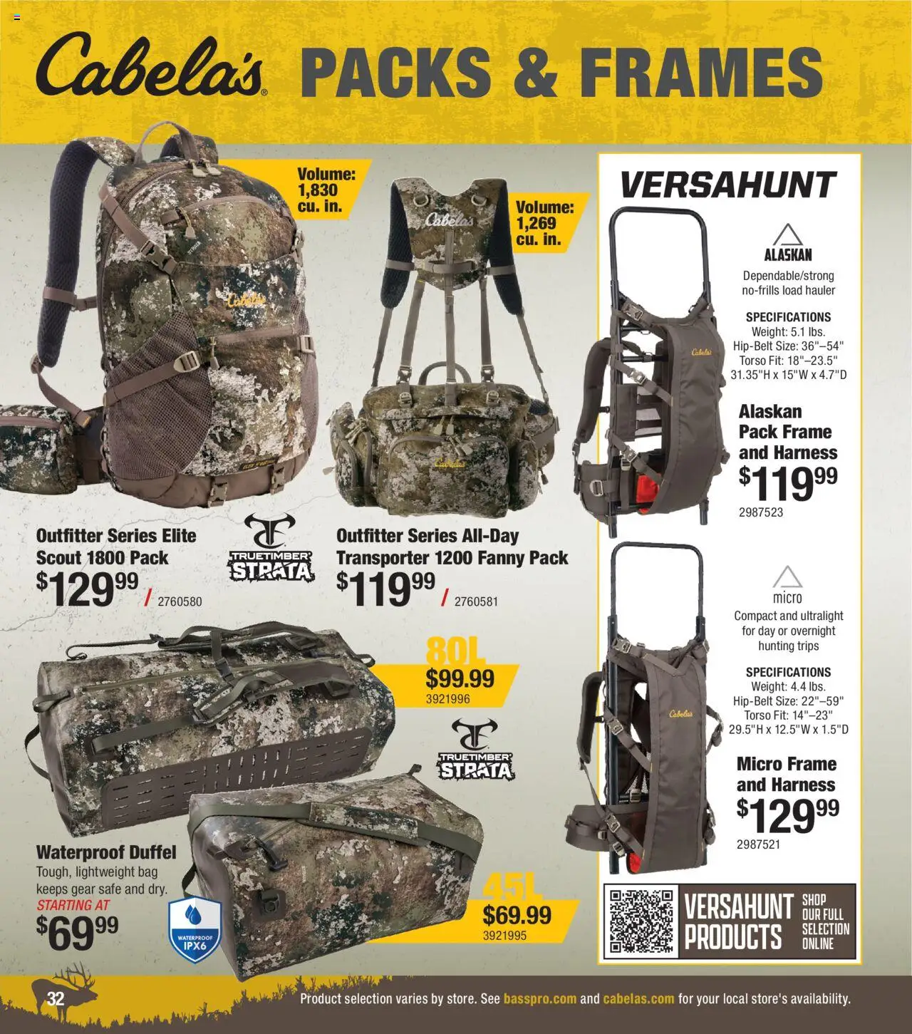 Cabela's Big Game Hunting 25 - valid from 12.06.2025 | Page: 32 | Products: Safe, Bag, Weight