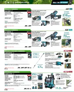Nuevas ofertas de Makita válidas en toda la República Mexicana desde el 07.10.2024. ¡Encuentra las mejores ofertas en Makita catálogo Ope! | Página: 31