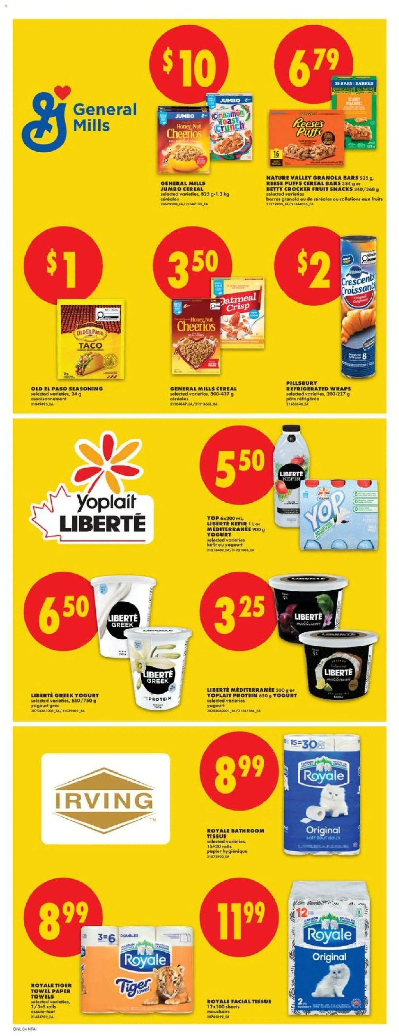 No Frills flyer valid from 19.03.2026 | Page: 9 | Products: Yogurt