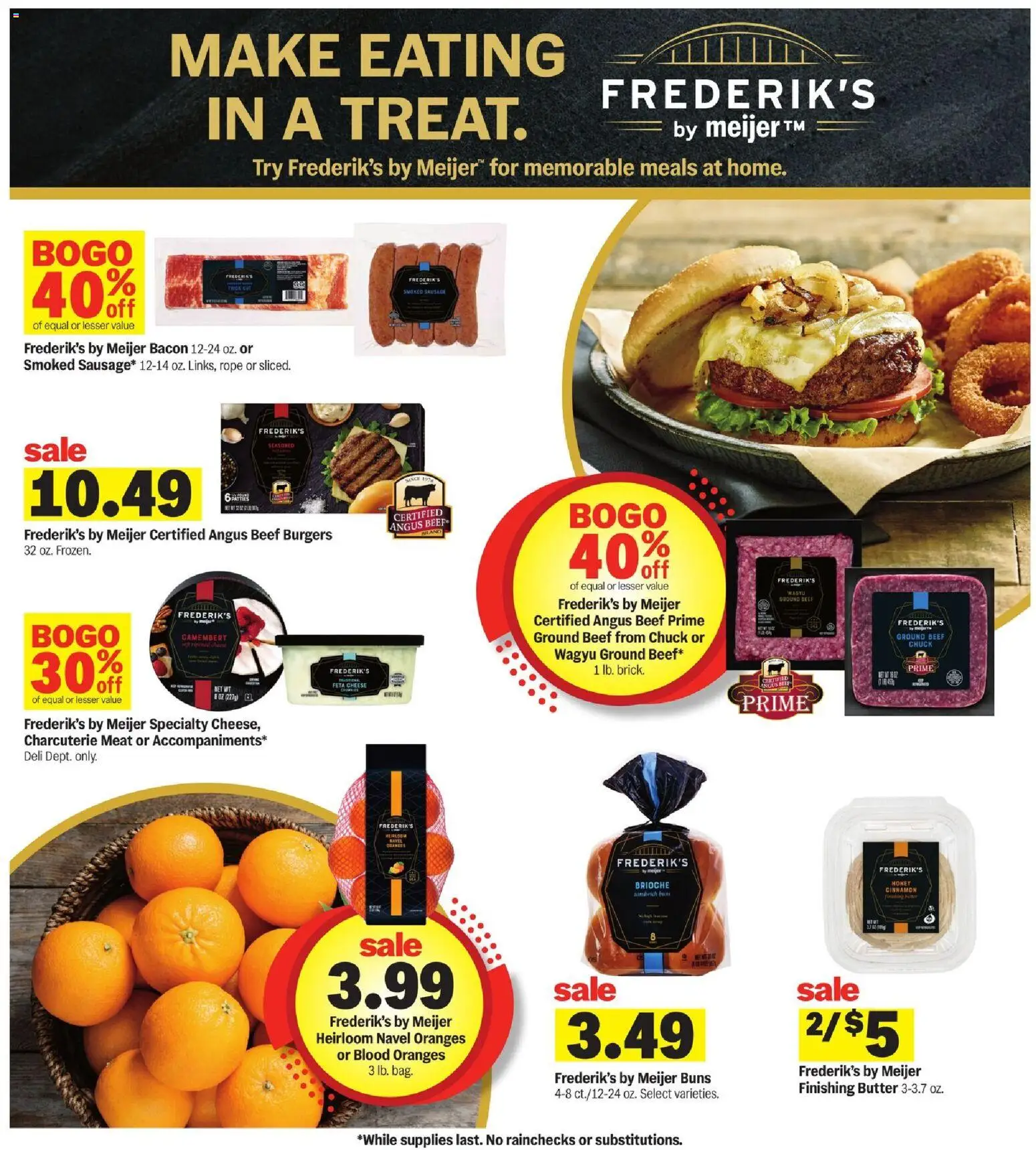 Meijer Weekly Ad - valid from 21.01.2026 | Page: 15 | Products: Butter, Cheese, Oranges, Beef