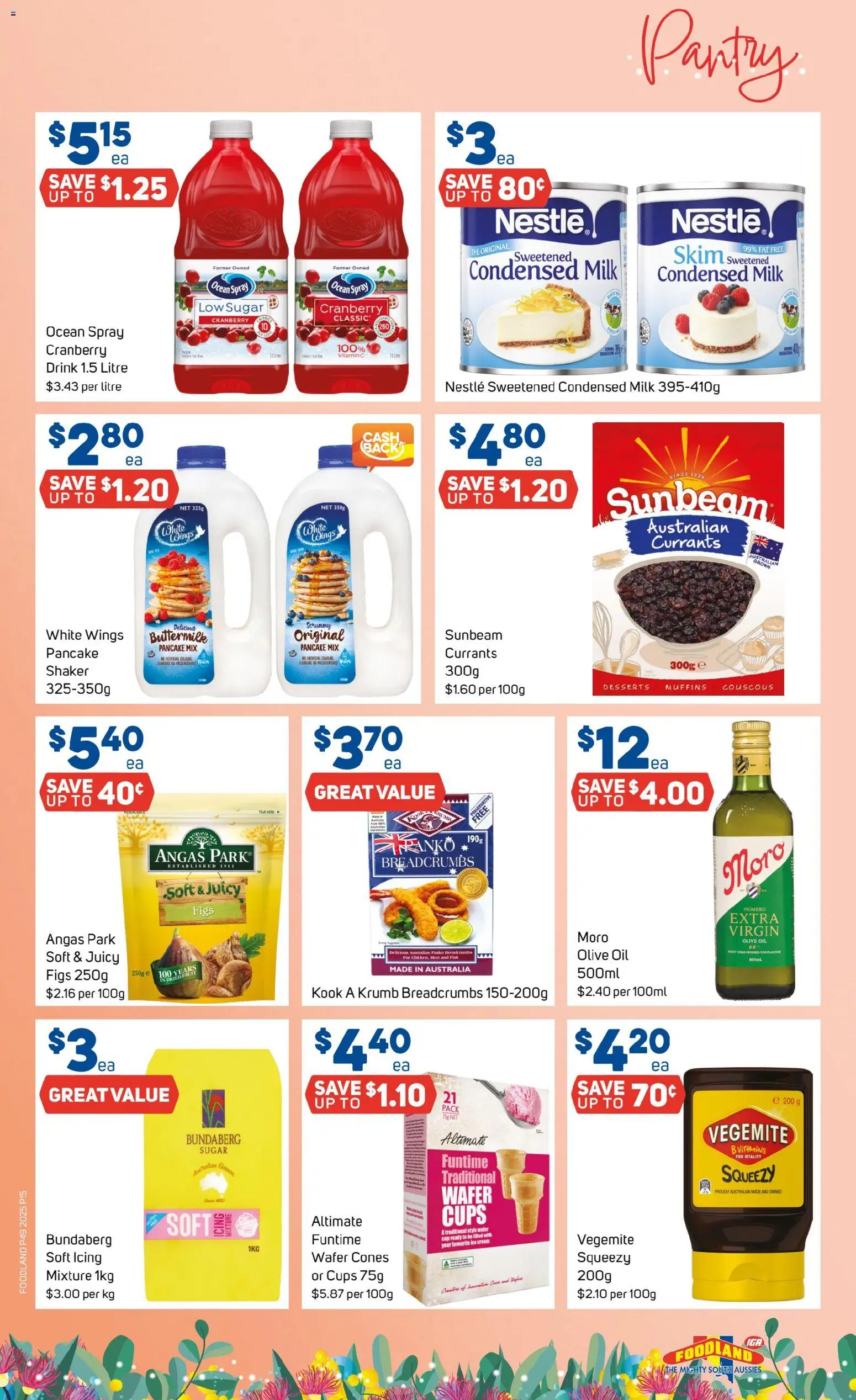 Foodland catalogue - valid from 03.12.2025 | Page: 15 | Products: Milk, Figs, Cream, Cap