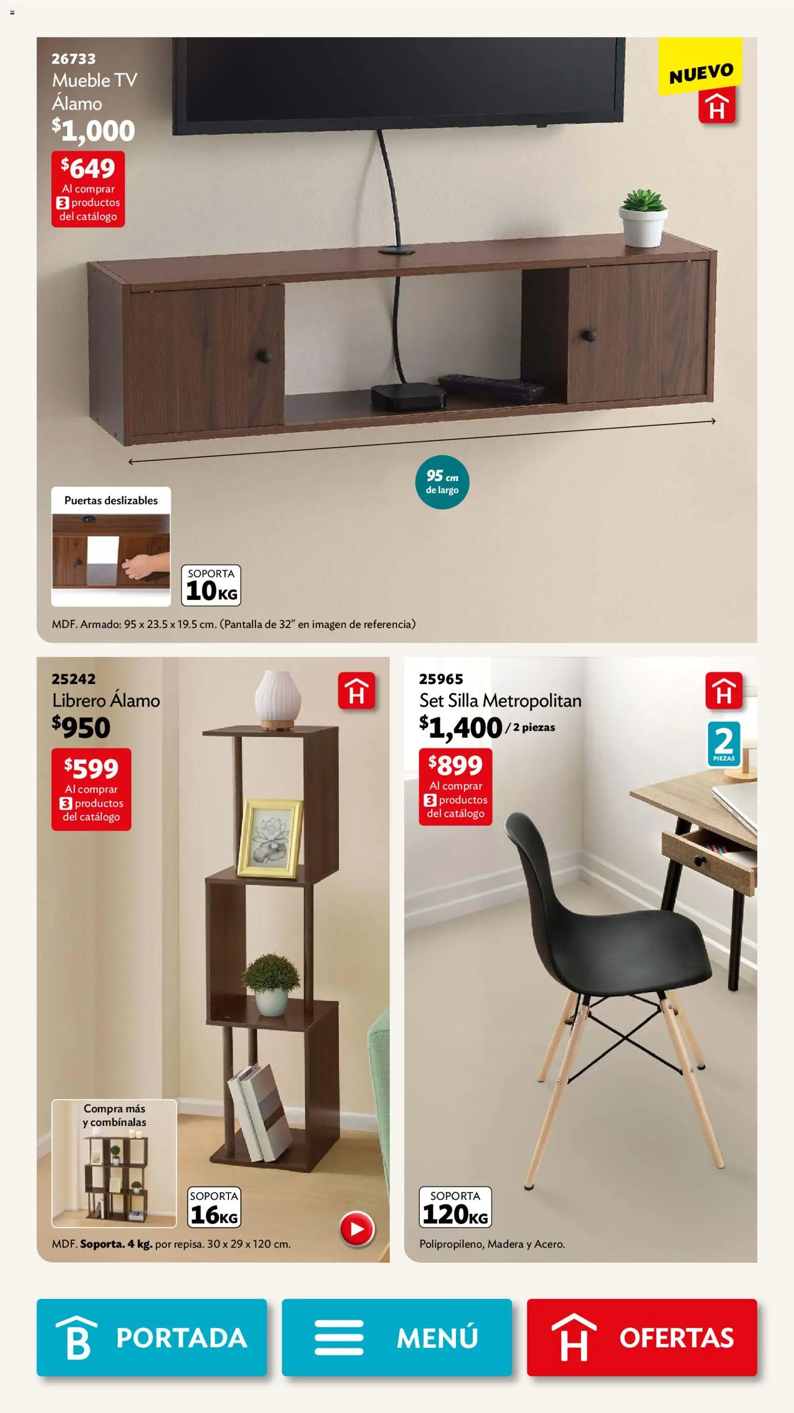 Nuevas ofertas de Betterware válidas en toda la República Mexicana desde el 02.02.2026. ¡Encuentra las mejores ofertas en Betterware campaña 2 2026! | Página: 14 | Productos: Silla