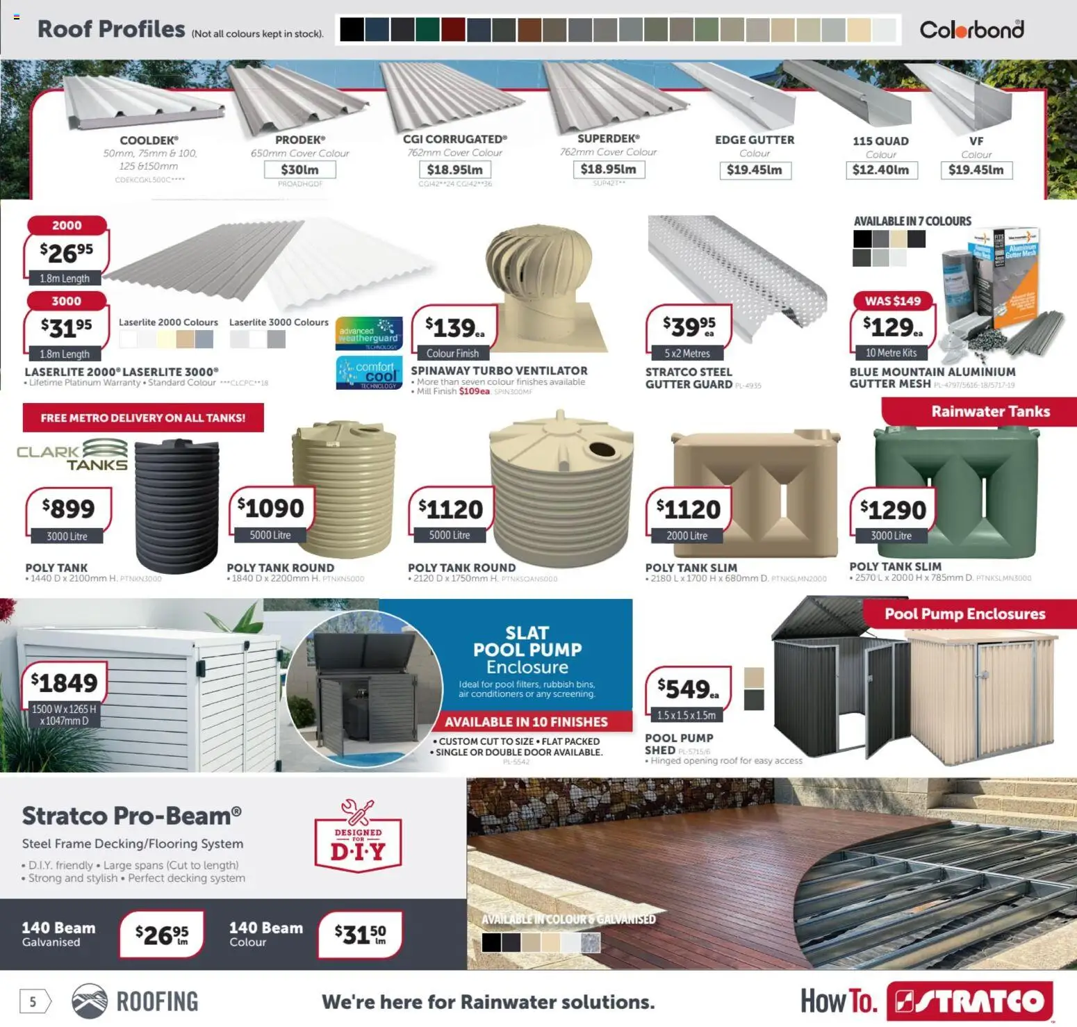 Stratco catalogue - valid from 12.12.2025 | Page: 5 | Products: Door, Kits, Decking, Shed