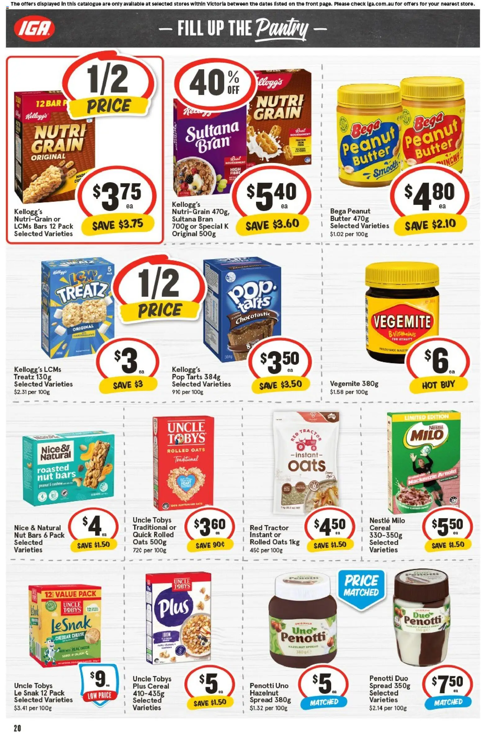 IGA catalogue - valid from 29.10.2025 | Page: 19 | Products: Flour, Pasta, Beetroot, Tortillas