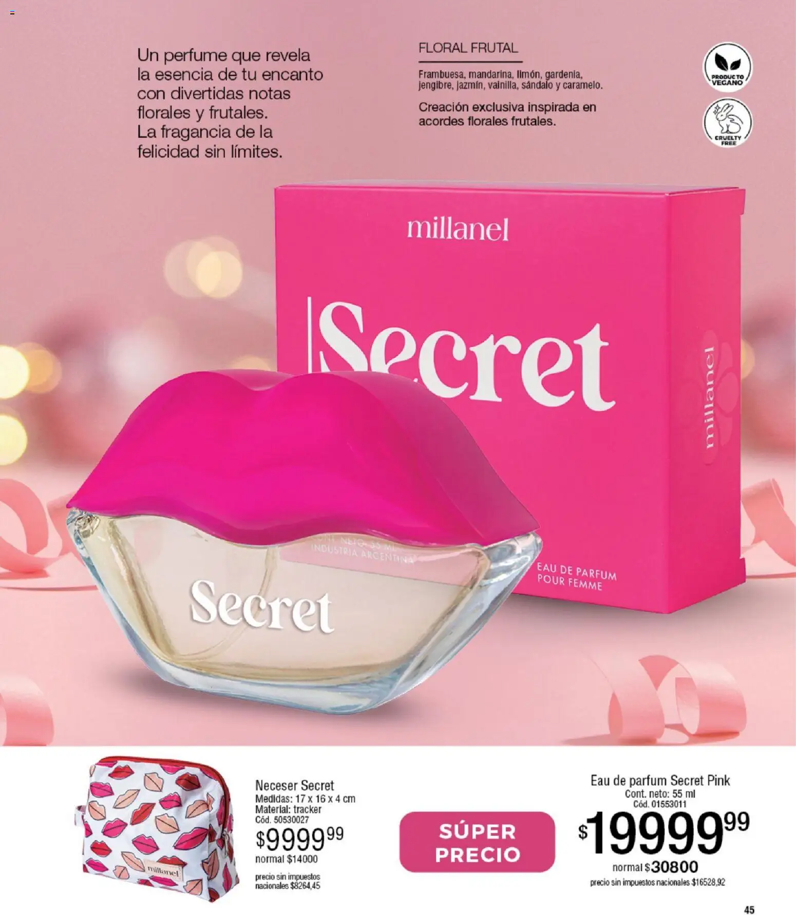 Millanel - Catálogo │ válido desde el 08.12.2025 | Página: 45 | Productos: Perfume, Fragancia, Neceser