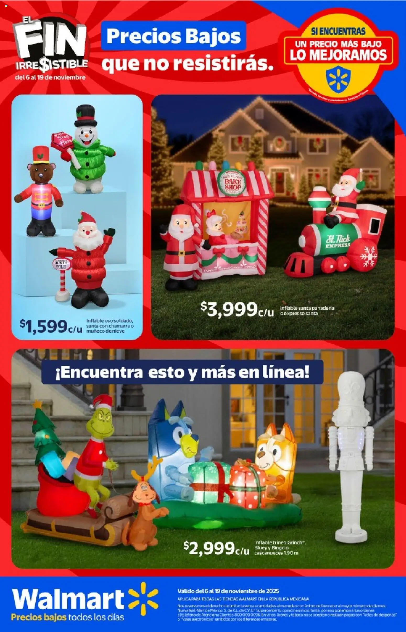 Nuevas ofertas de Walmart válidas en toda la República Mexicana desde el 06.11.2025. ¡Encuentra las mejores ofertas en Walmart Buen Fin ! | Página: 24 | Productos: Chamarra, Panadería