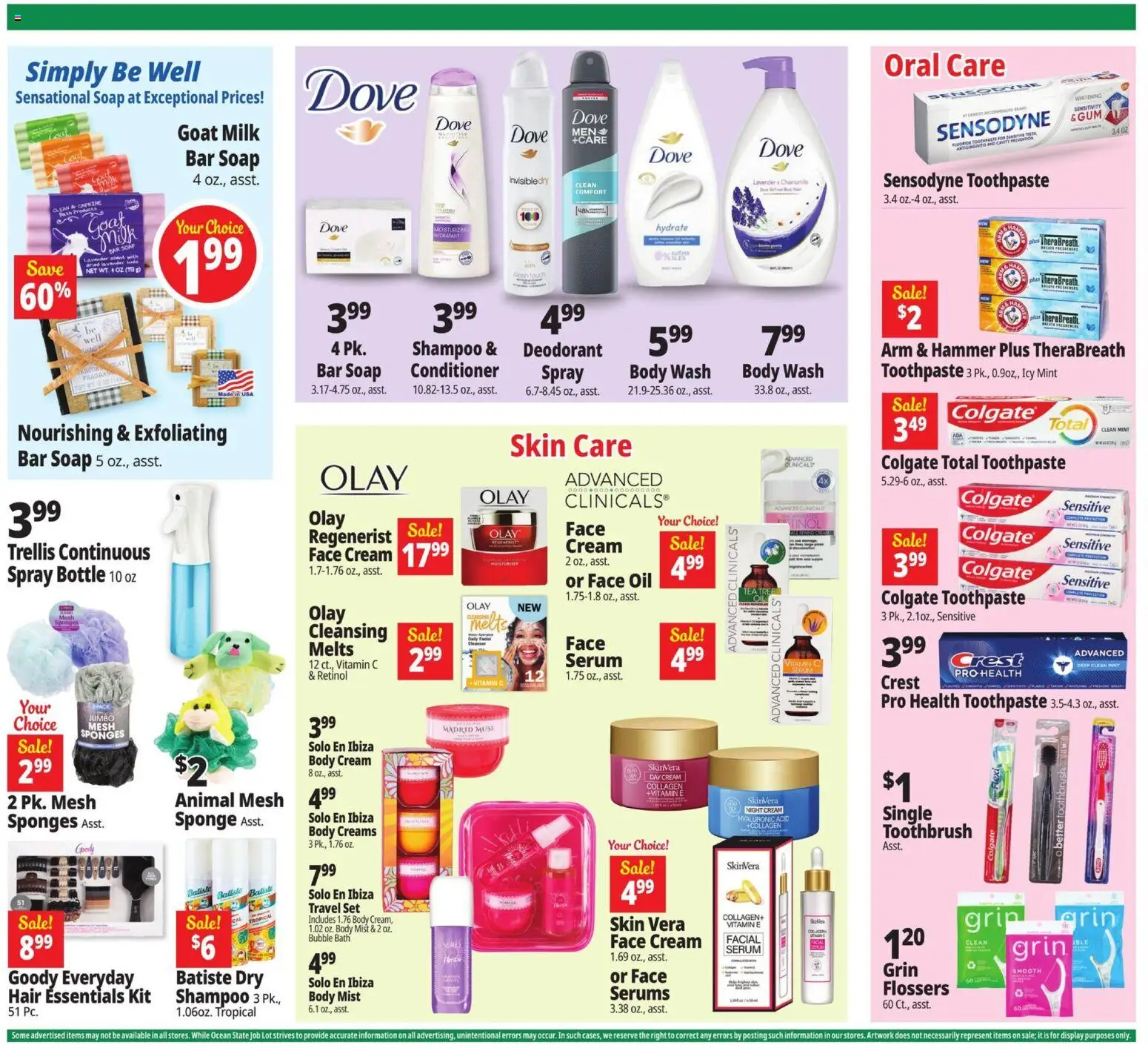 Ocean State Job Lot Weekly Ad - MA - valid from 18.12.2025 | Page: 22 | Products: Shampoo, Milk, Soap, Toothpaste