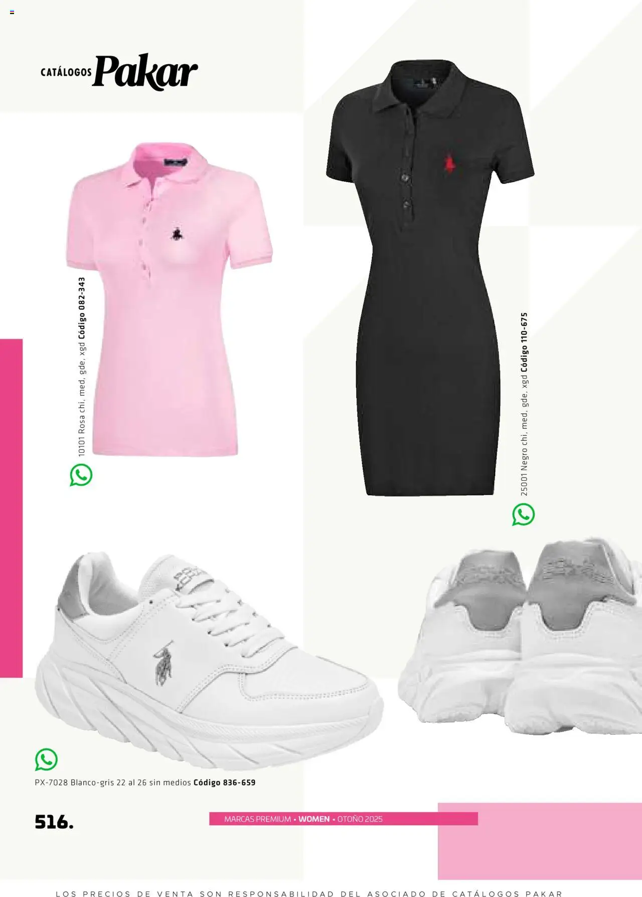 Nuevas ofertas de SC Pakar válidas en toda la República Mexicana desde el 29.08.2025. ¡Encuentra las mejores ofertas en SC Pakar - Catálogo Otoño Women! | Página: 516