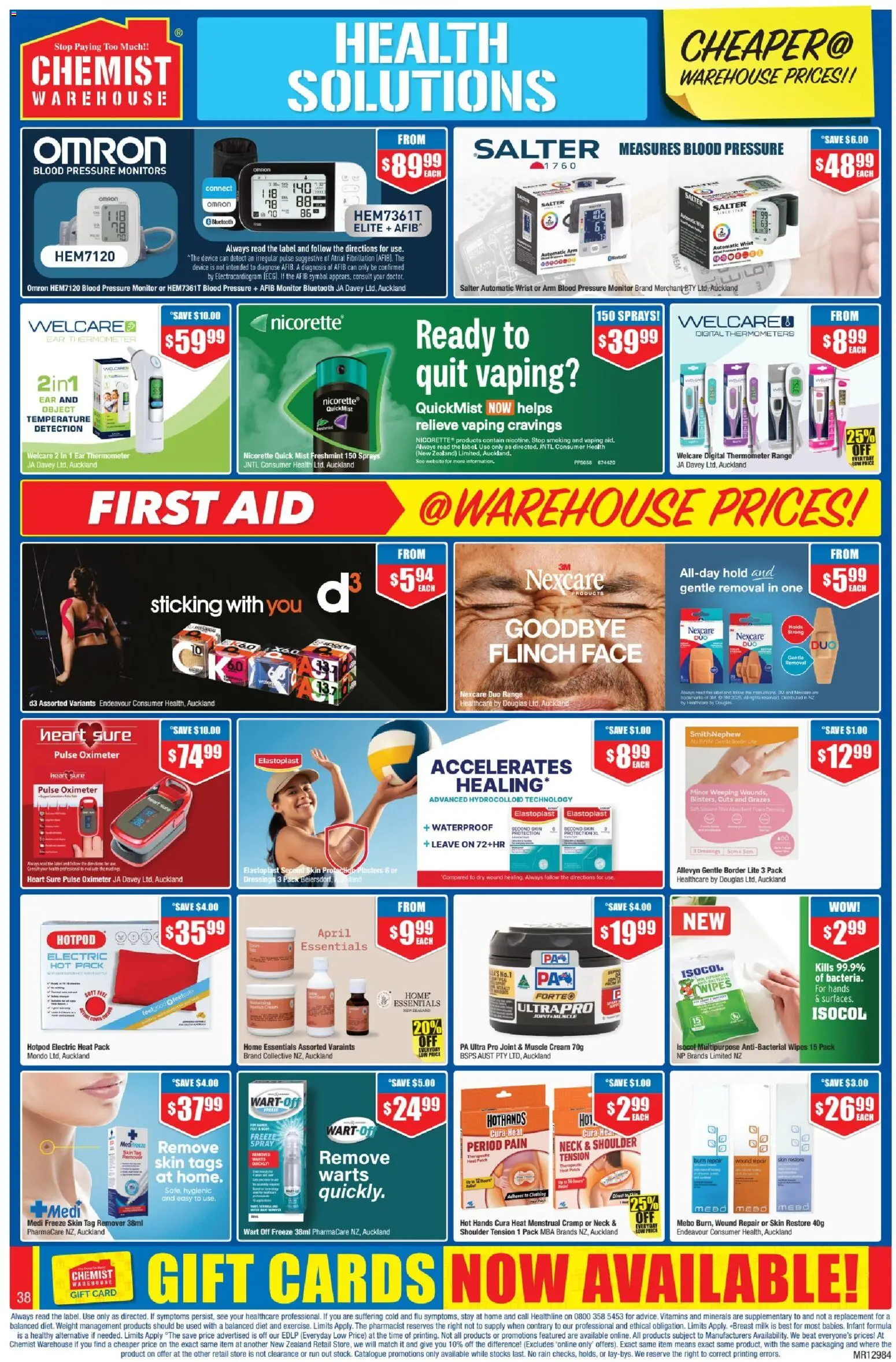 Chemist Warehouse catalogue from 26.03.2026 | Page: 38