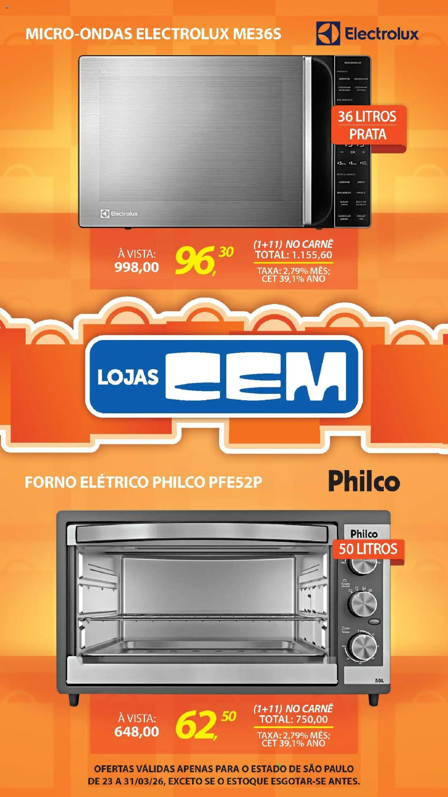 Lojas Cem Folheto - válido de 23.03.2026 | Página: 46