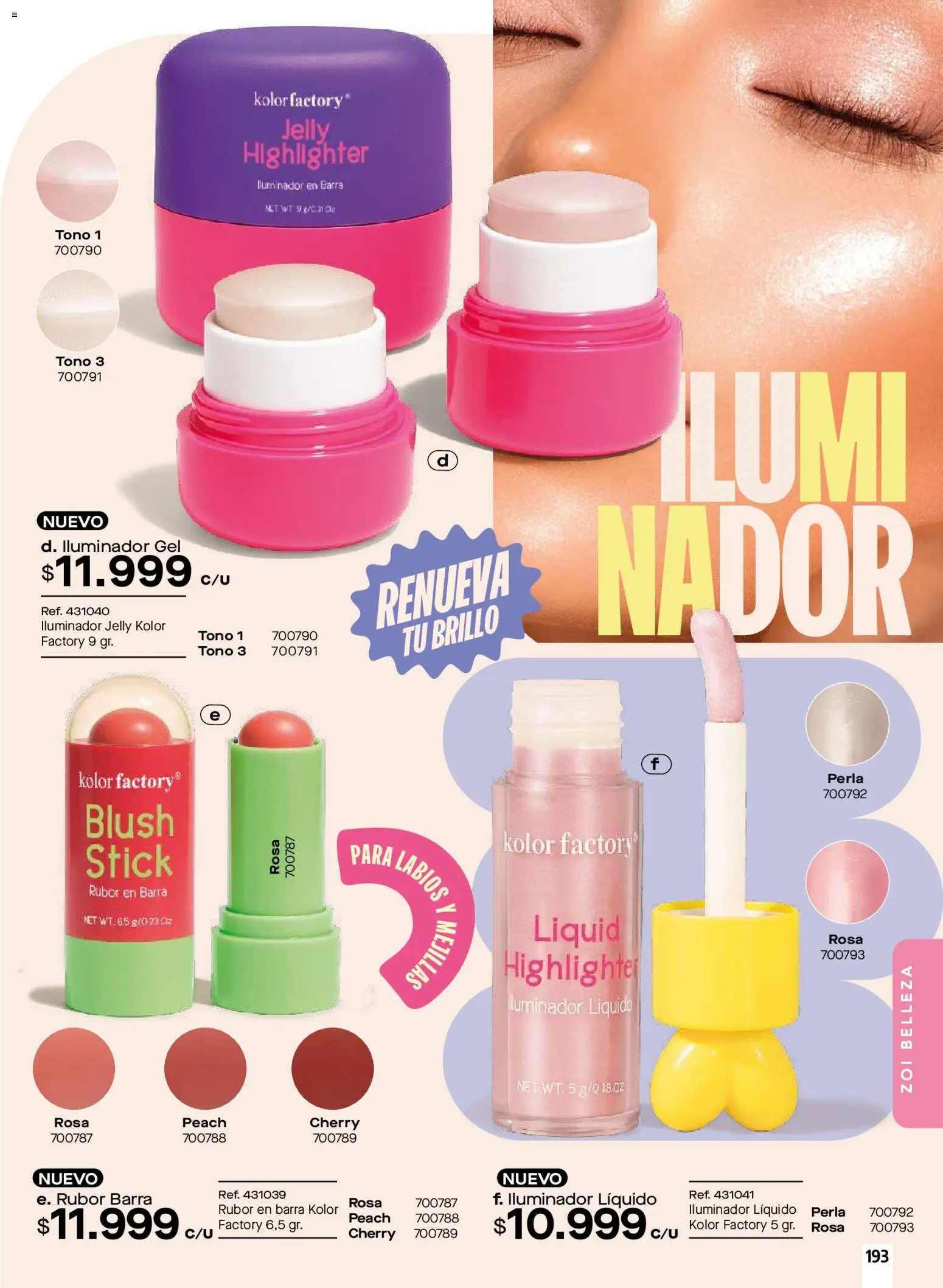 Pacifika revista - valida desde el 01.02.2026 | Página: 193 | Productos: Iluminador, Rubor, Brillo