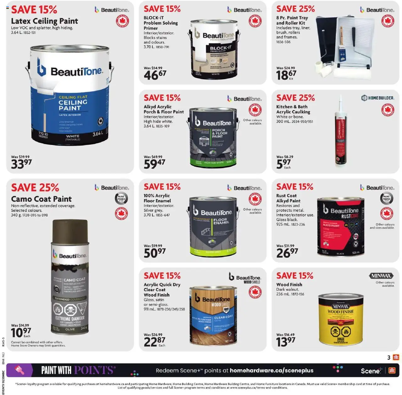 Home Hardware flyer valid from 28.08.2025 | Page: 5 | Products: Bath, Coat